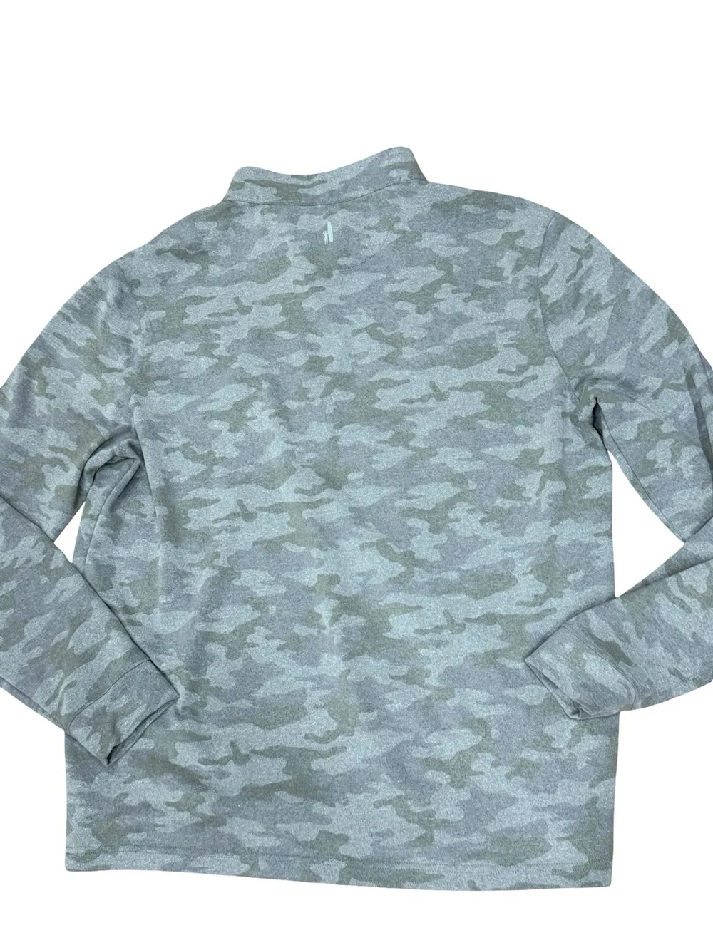 ✨ Johnnie-O Alabama Crimson Tide Gray Camo Quarter Zip Pullover Men’s Large - Picture 12 of 12